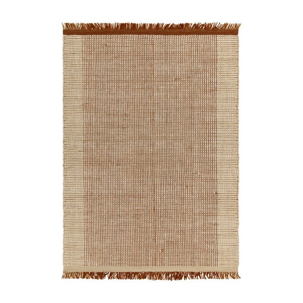Rjava ročno tkana volnena preproga 160x230 cm Avalon – Asiatic Carpets