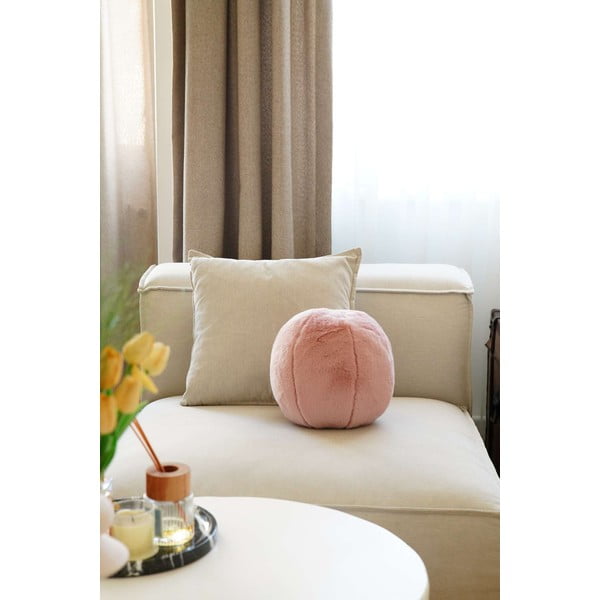 Okrasna blazina iz mikropliša ø 25 cm Top – Mioli Decor-image-2