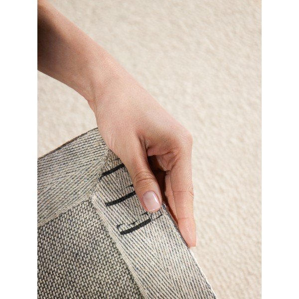 Kremno bela ročno tkana volnena preproga 200x290 cm Puristic Knots – Elle Decoration-image-4