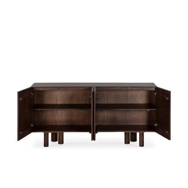 Rjava komoda iz masivnega manga 160x80x40 cm Tamira – MOME-image-3