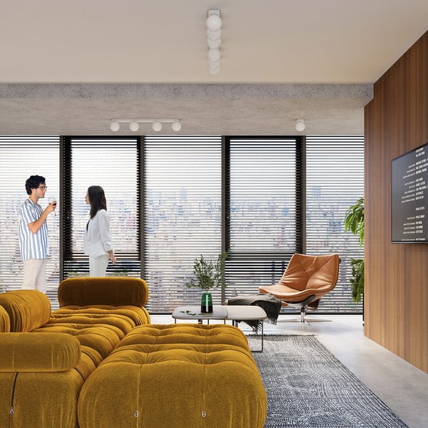 Bela stropna svetilka s steklenim senčnikom ø 12 cm Umerta – Sollux-image-4