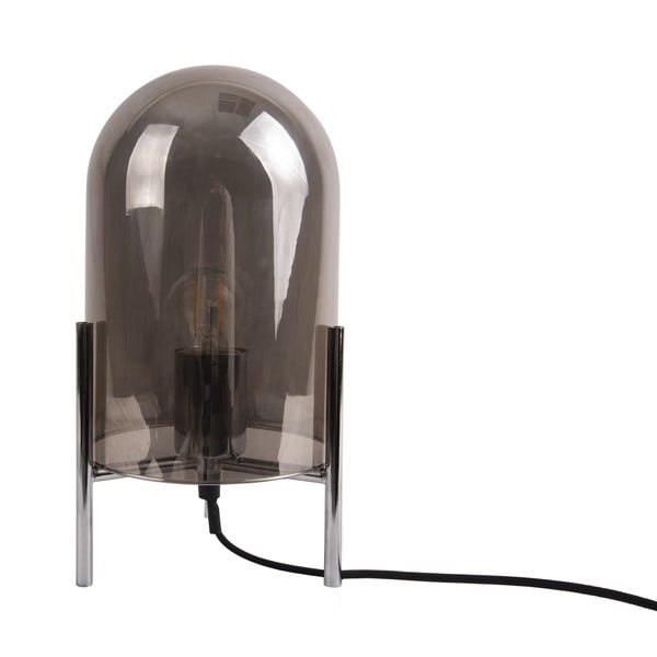 Siva steklena namizna svetilka Leitmotiv Glass belil-image-2