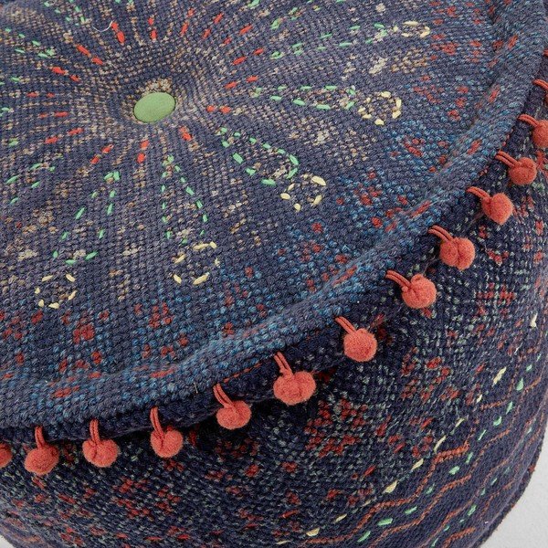 Temno modra puf La Forma Haakon, ø 45 cm-image-1
