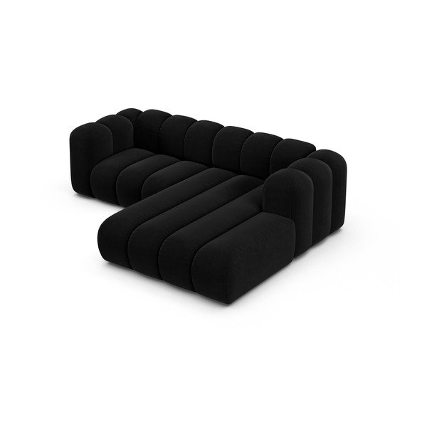 Antracitno siva kotna sedežna garnitura (desni kot) Lupine – Micadoni Home-image-2