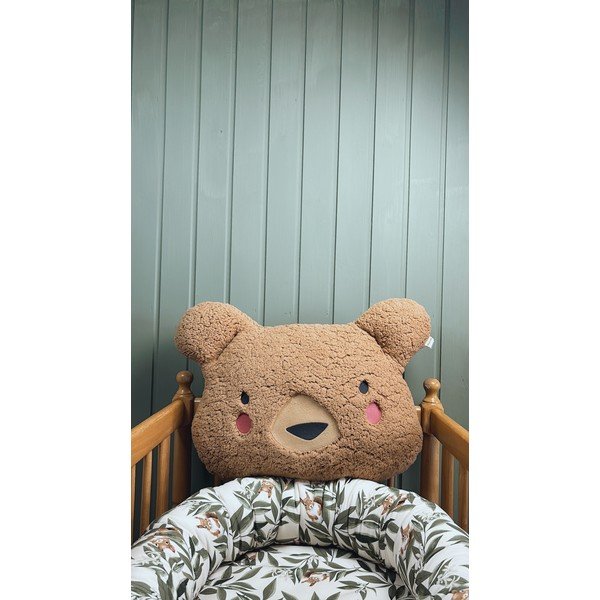 Otroška blazina iz mikropliša Bear – Malomi Kids-image-1