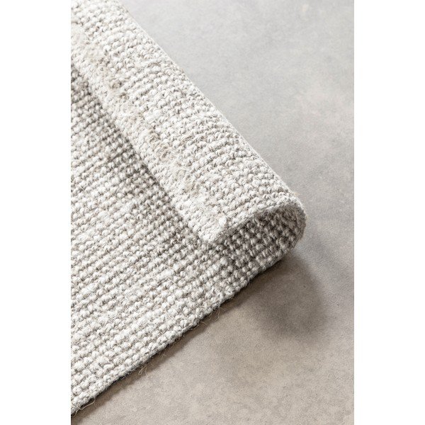 Svetlo siv obojestranski/ročno tkan tekač iz jute 80x200 cm Bouclé Jaipur – Hanse Home-image-3