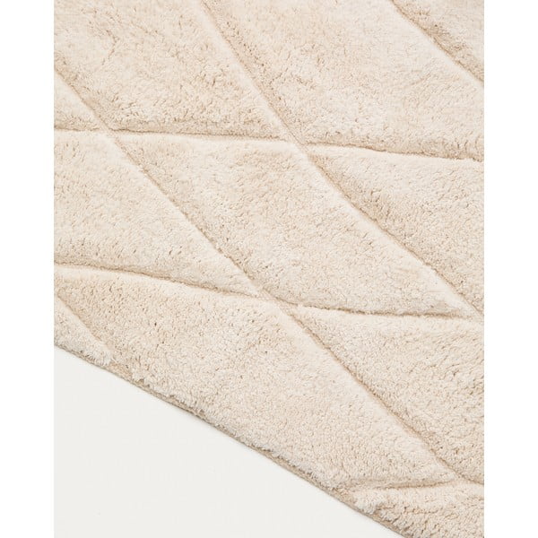 Bež kopalniška preproga 50x70 cm Nyana – Kave Home-image-4