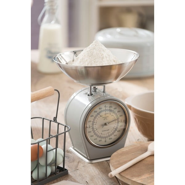 Siva kuhinjska tehtnica Kitchen Craft Living Nostalgia, 4 kg-image-1