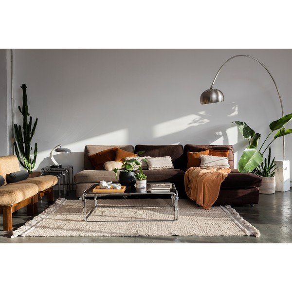 Bež bombažna preproga 140x200 cm Duetto Sage – Lorena Canals-image-1