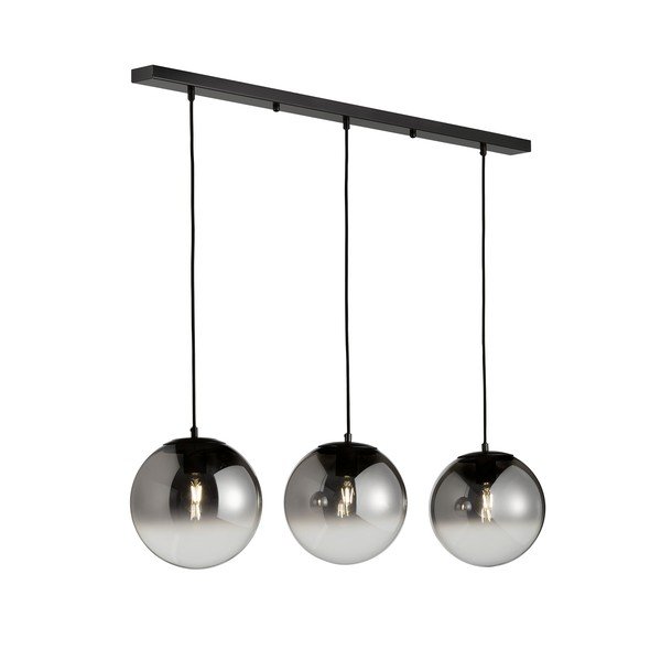 Črna viseča svetilka Mirror – Fischer & Honsel