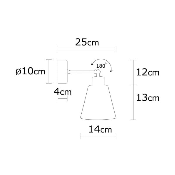 Bela/naravna stenska svetilka Manavgat – Opviq lights-image-3