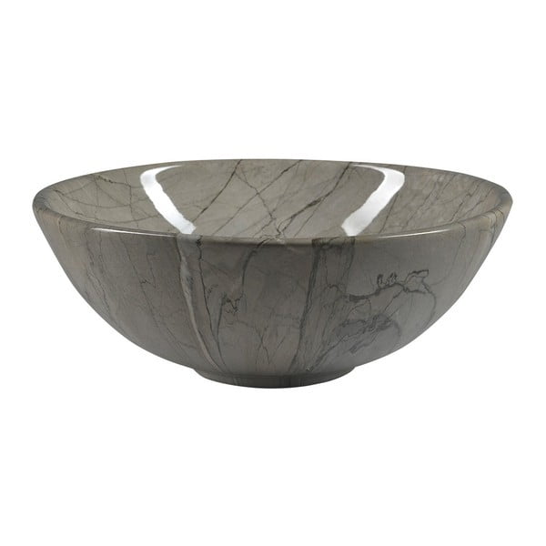 Siv keramičen okrogel umivalnik ø 42 cm Dalma – Sapho-image-1