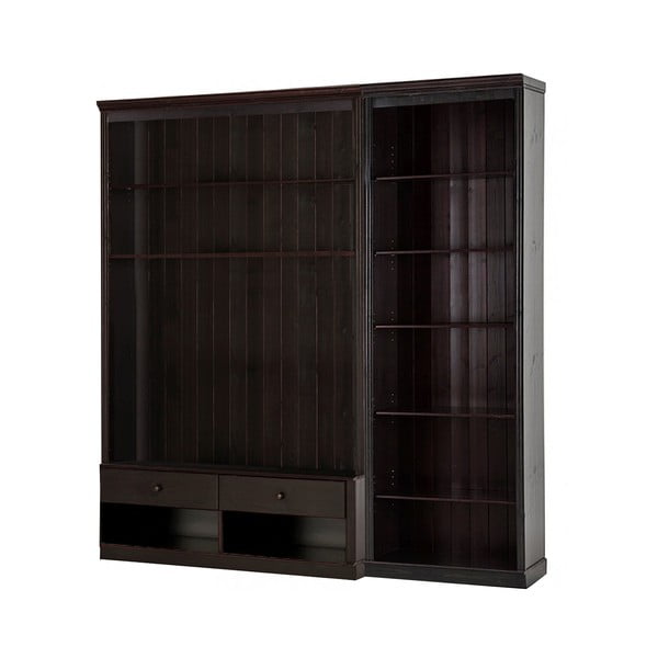 Rjav TV komplet iz masivnega bora 214x223 cm Anita – Støraa-image-1