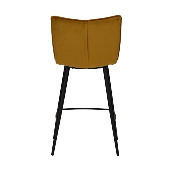 Rumen žameten barski stol DAN-FORM Denmark Join, višina 93 cm-image-4