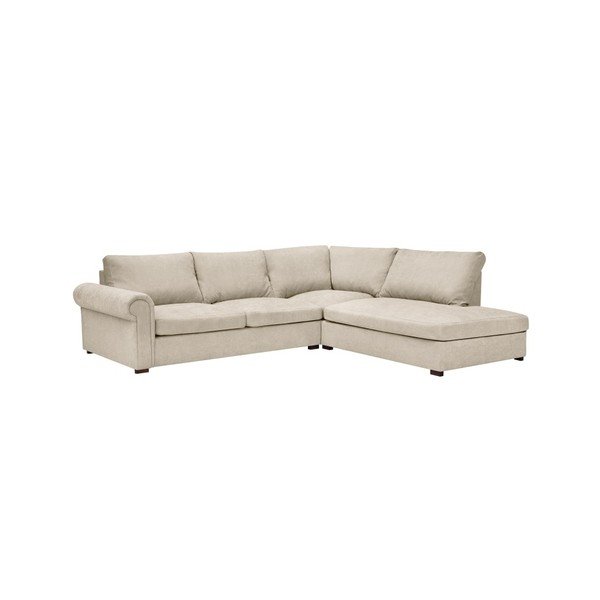 Bež Windsor & Co Zofe Hermes, kotna zofa, desni kot-image-3