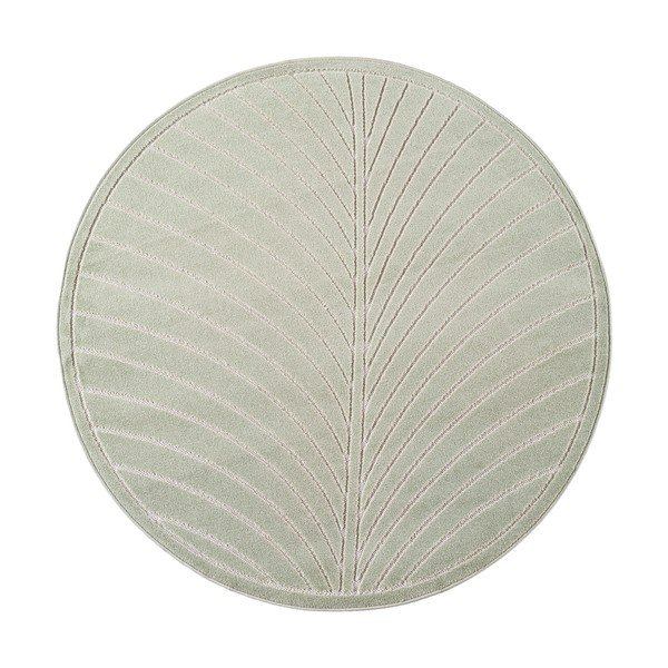 Zelena okrogla notranja in zunanja preproga ø 120 cm Nova 1204 – Ayyildiz Carpets