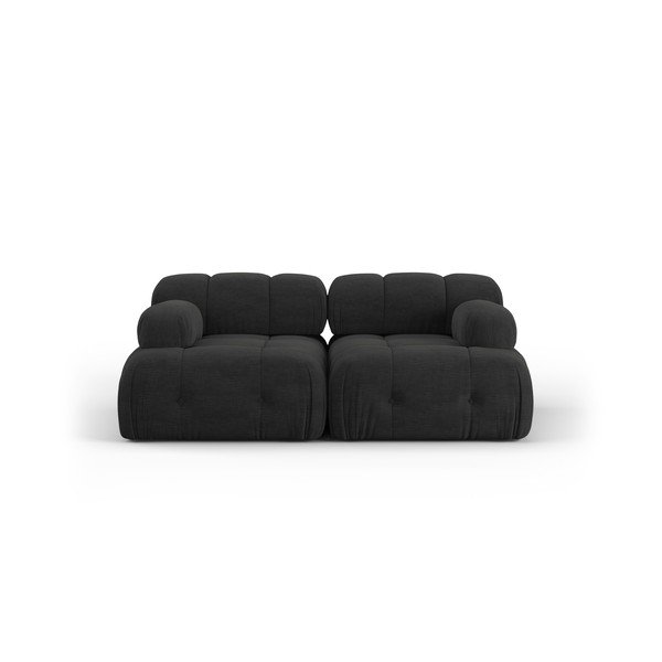 Črna sedežna garnitura 192 cm Ferento – Cosmopolitan Design