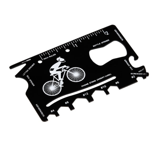 Večnamenska kartica za popravilo kolesa v usnjenem etuiju Rex London Le Bicycle
