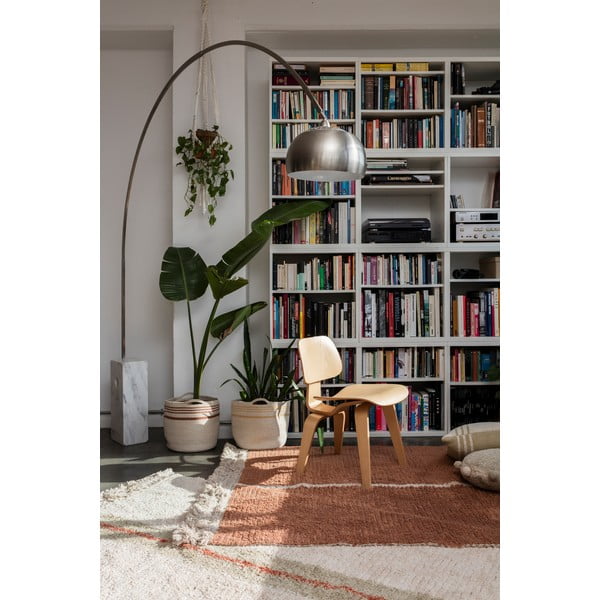 Opečnato oranžna/bež bombažna preproga 170x240 cm Duetto Toffee – Lorena Canals-image-1