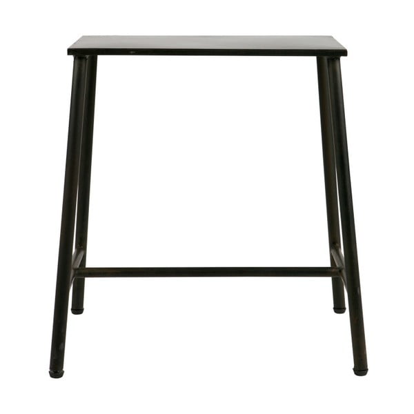 Črn kovinski stolček BePureHome Blast, višina 48 cm