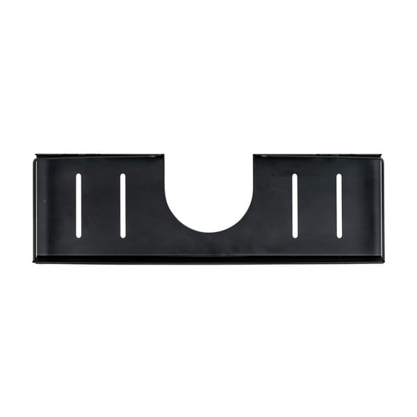 Črna kopalniška polica iz nerjavečega jekla z namestitvijo brez vrtanja Altarella – Wenko-image-4