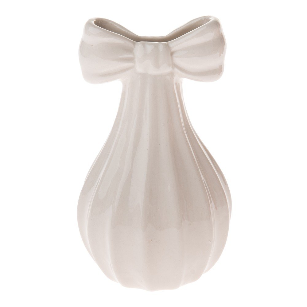 Kremno bela porcelanasta vaza (višina 12 cm)