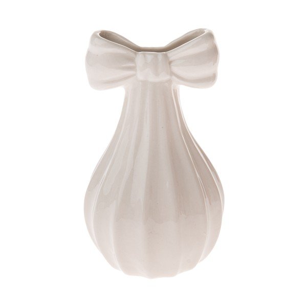 Kremno bela porcelanasta vaza (višina 12 cm) – Dakls