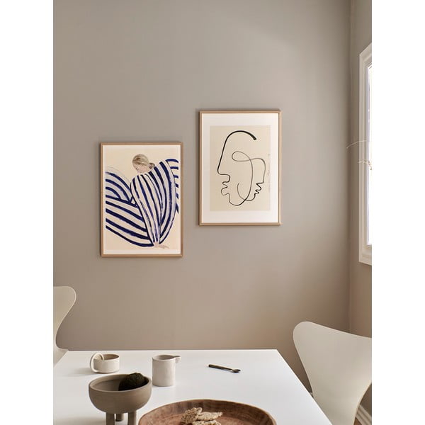 Plakat 30x40 cm Blue Stripe at Concorde – Sofia Lind – The Poster Club-image-1