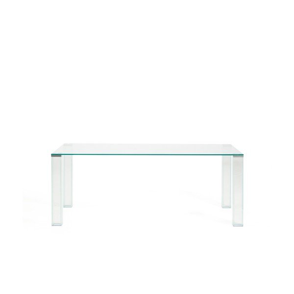 Steklena jedilna miza 100x200 cm Adularia – Kave Home-image-2