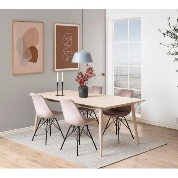 Črn/rožnat jedilni stol Eris – Actona-image-1