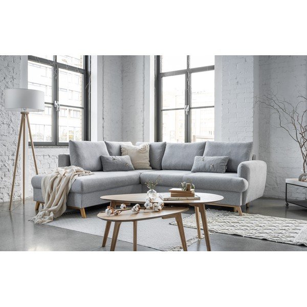 Svetlo siva raztegljiva/s prostorom za shranjevanje kotna sedežna garnitura (levi kot/v obliki črke L) Scandic Lagom – Miuform-image-4