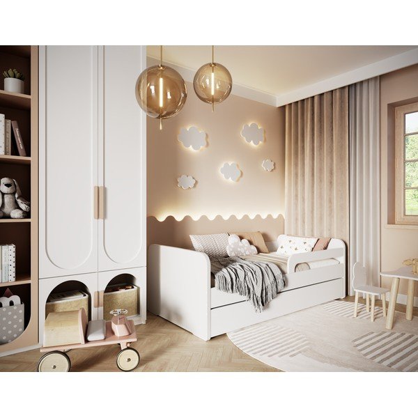 Bela otroška postelja z letvenim dnom 80x200 cm Duuli – ELTAP-image-2