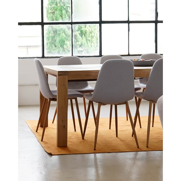 Hrastova raztegljiva jedilna miza Kave Home Vivy, 180 x 90 cm-image-3