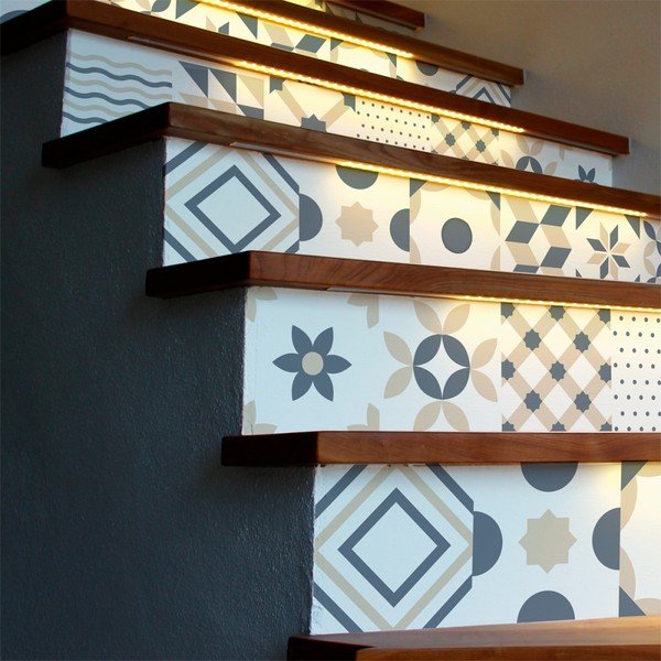 Komplet 2 nalepk Ambiance Stair Design, 15 x 105 cm-image-1