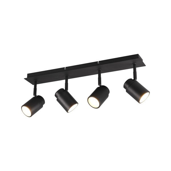 Mat črn kovinski reflektor 19x52 cm Angelo - Trio-image-3