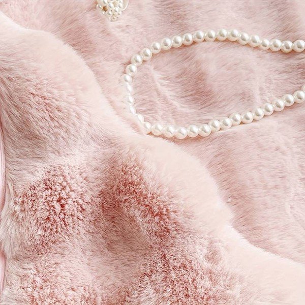 Rožnata pralna okrogla preproga ø 150 cm Bubble Pink – Mila Home-image-3