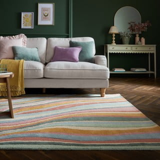 Ročno tkana volnena preproga 200x290 cm Abstract Flow – Flair Rugs