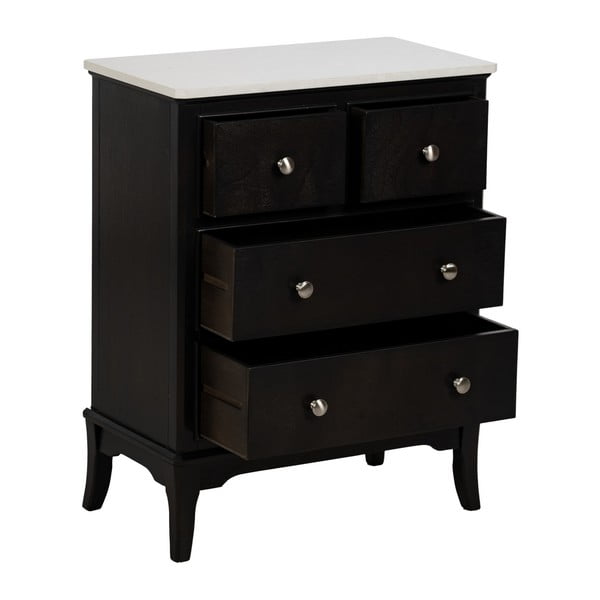 Črna komoda 60x75,5x33 cm Mods – Ixia-image-2