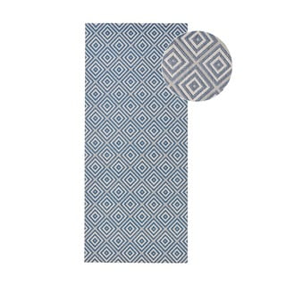 Modra zunanja preproga NORTHRUGS Karo, 80 x 200 cm