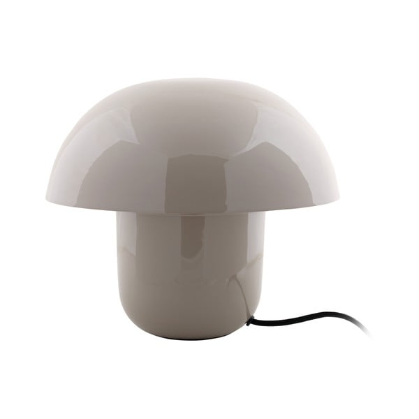 Siva namizna svetilka s kovinskim senčilom (višina 25 cm) Fat Mushroom – Leitmotiv
