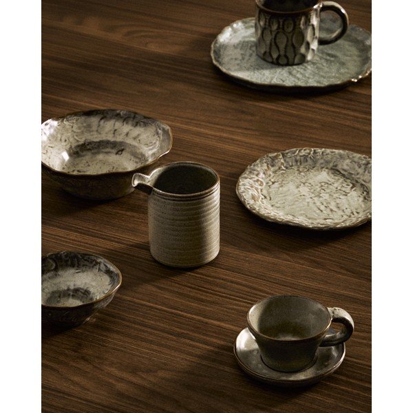 Siv keramičen krožnik ø 26 cm Alenia – Kave Home-image-1