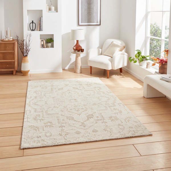Kremno bela preproga 200x290 cm Geneva – Think Rugs-image-1