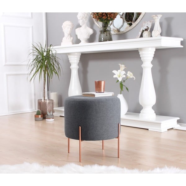 Temno siv tabure Copper – Artie-image-4