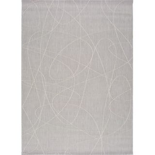 Siva zunanja preproga Universal Hibis Line, 160 x 230 cm