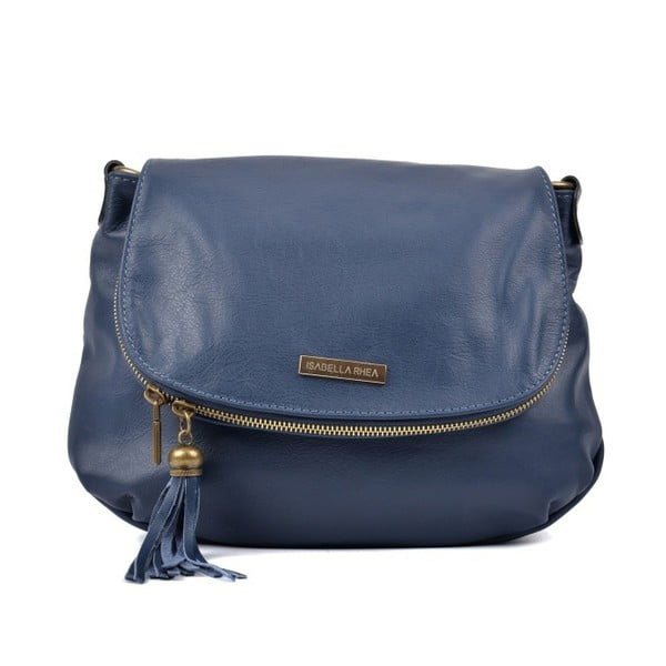 Modra usnjena torbica Isabella Rhea Margona