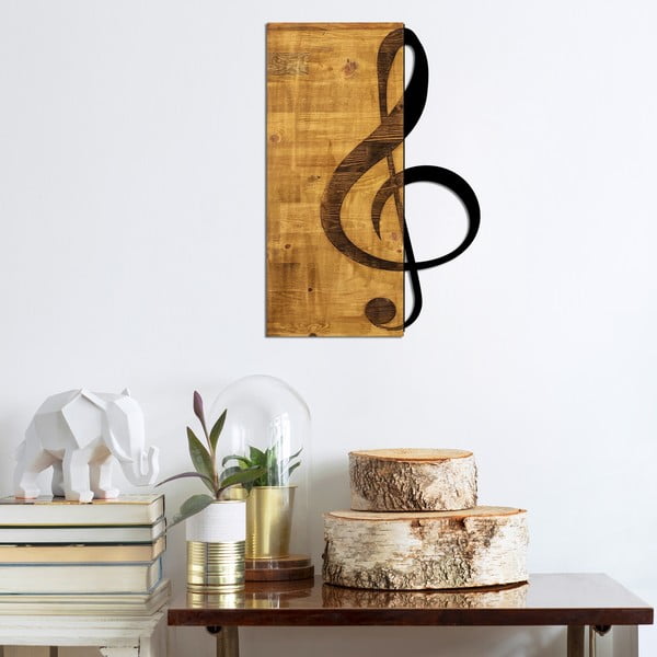 Stenska dekoracija Wallity Treble Clef-image-1