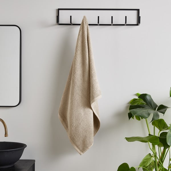 Bež hitro sušeči bombažni komplet brisač 8 ks Quick Dry – Catherine Lansfield-image-4