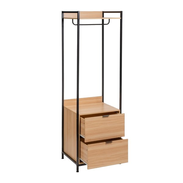 Odprta garderobna omara v naravni barvi 60x190x48 cm Armarios – Casa Selección-image-2