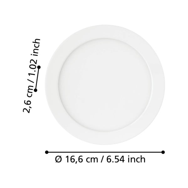 Bela LED vgradna stropna svetilka FUEVA 5 – EGLO-image-2