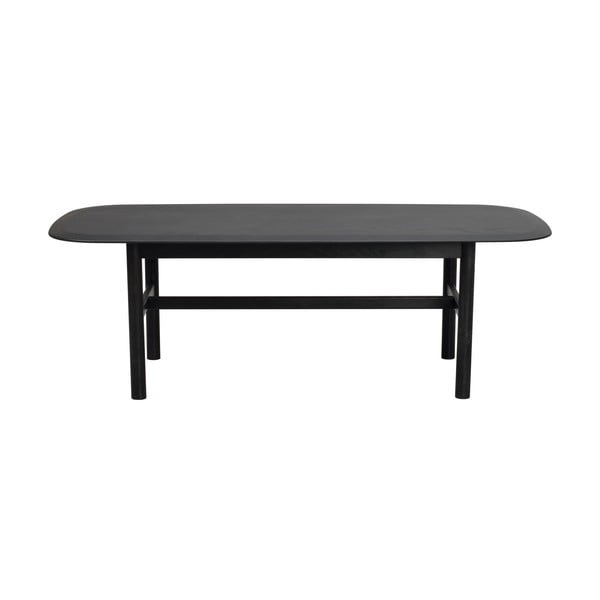 Črna mizica iz hrastovega lesa 135x62 cm Hammond - Rowico